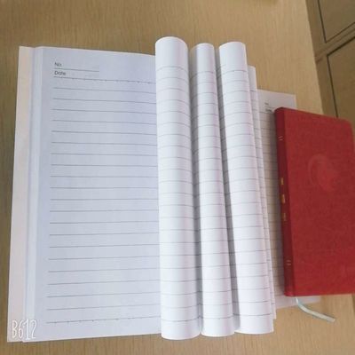 Papel de rastreo Compatible sin recubrimiento Papel de offset sin madera blanco crudo