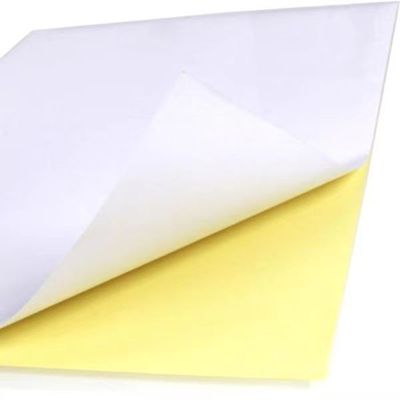 Papel adhesivo mate acrílico para impresión, impermeable y autoadhesivo