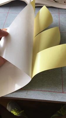 Papel adhesivo mate acrílico para impresión, impermeable y autoadhesivo