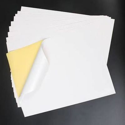 Papel adhesivo mate acrílico para impresión, impermeable y autoadhesivo