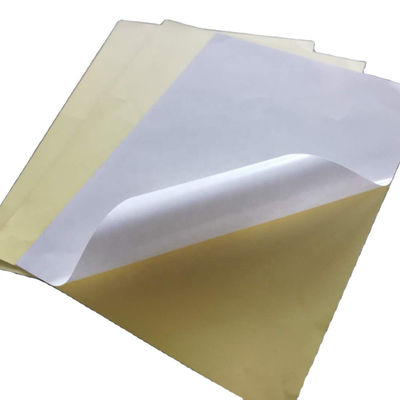 Papel adhesivo amarillo de pulpa química-mecánica