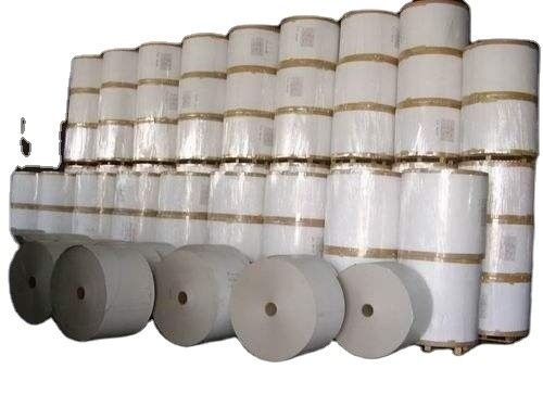 Etiqueta de transferencia térmica de laminación brillante Jumbo Roll para etiqueta de papel autoadhesivo personalizado
