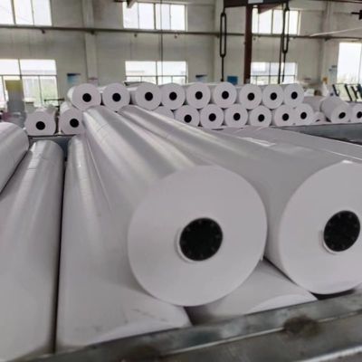 Papel térmico de imagen azul-negro 45-70GSM Jumbo Roll para billetes/fax/ATM en el sector industrial