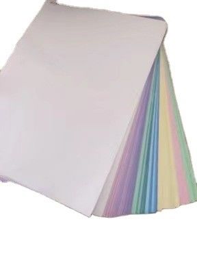 Papel sin carbono con revestimiento en PE de imagen azul y negro para pedidos personalizados