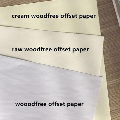 Papel blanco sin revestimiento, libre de madera y resistente a la humedad para el mercado de la celulosa química-mecánica