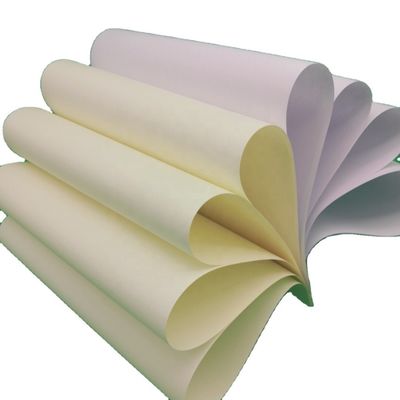 Compras de negocios 48g50g55g Papel NCR sin carbono para impresión 100% de pulpa de madera original