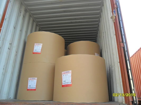 Alta durabilidad 80g Papel de copia blanco de 850 mm Jumbo Roll para la producción de papel A4