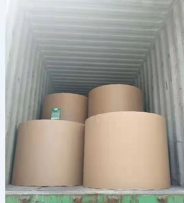 Pedido personalizado 70/75/80gm Copia de papel Jumbo Roll 850mm Tamaño del carrete con 103±1 Brillo