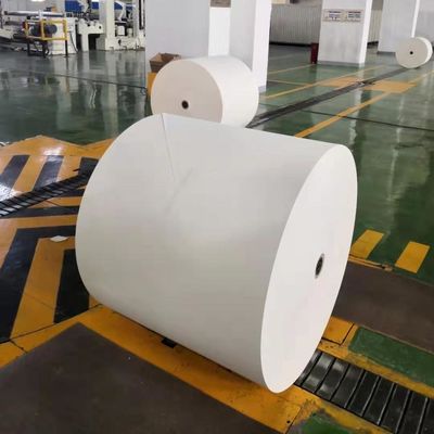 Pedido personalizado 70/75/80gm Copia de papel Jumbo Roll 850mm Tamaño del carrete con 103±1 Brillo