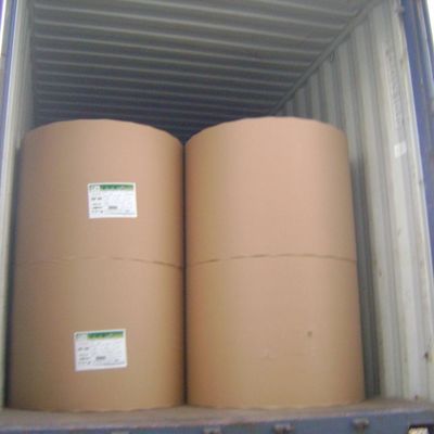 Pedido personalizado 70/75/80gm Copia de papel Jumbo Roll 850mm Tamaño del carrete con 103±1 Brillo