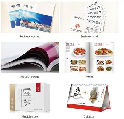 Papel de caja plegable de celulosa virgen aceptado para pedido personalizado con celulosa química-mecánica