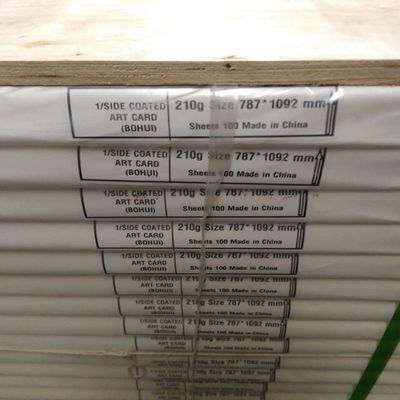 Impresión trasera Molino Bohui 230g/250g/300g/350g Tarjeta de arte para hacer tarjetas postales Ventas altas