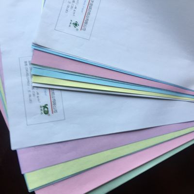 NCR Papel de impresión por ordenador continuo sin carbono 48g50g55g 100% celulosa de madera original