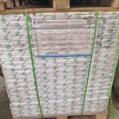 Papel de fianza de 60/70/80gm para la impresión de libros de ejercicios hecho de celulosa química-mecánica