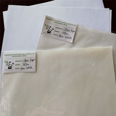 Impresión offset Papel sin madera compatible con crema Hecho de pulpa de madera del molino Baiyun