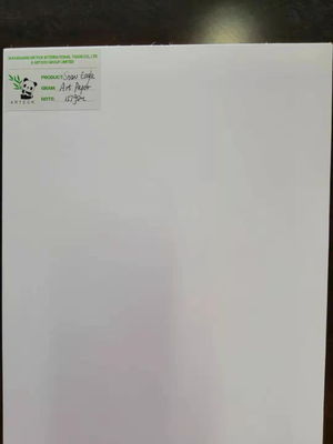 Impresión de papel revestido de doble cara con revestimiento artístico en paquete con servicio de impresión