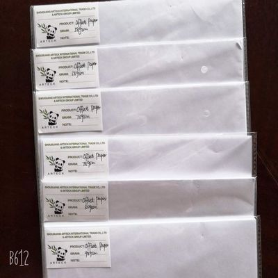 55-98 gm de papel de cultivo/hoja de papel sin revestimiento/bolsillo tamaño con variación de gramo 3 o 4%