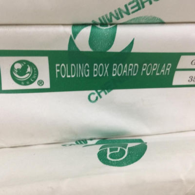 Papel blanco de celulosa virgen revestido de marfil de un lado para soluciones de embalaje de papel de molino