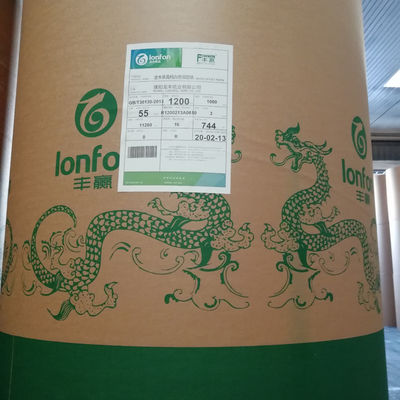Papel blanco de fianza de 55 gramos de LONFON Papel de libro sin madera sin recubrimiento para necesidades personalizadas