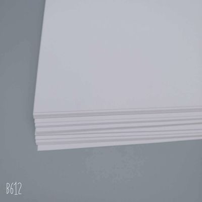 Papel blanco de celulosa virgen revestido de marfil de un lado para soluciones de embalaje de papel de molino