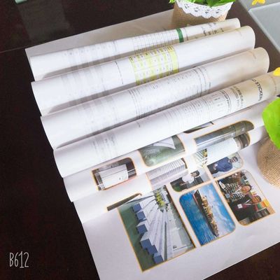 Papel de arte de doble cara recubierto de 80 a 250 gramos en paquete de rebanada/rollo