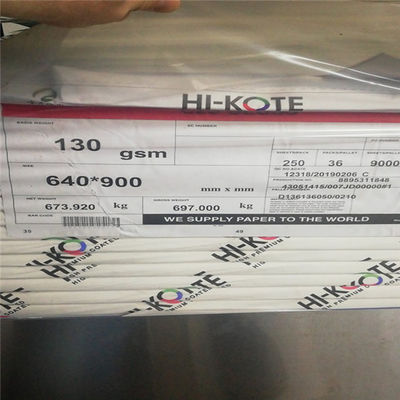 Impresión offset Compatible 80/90gsm C2S Papel de arte Brillo para la impresión de revistas