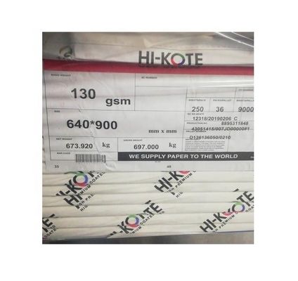 Papel de arte C2S de corte HI-cote confiable por los fabricantes de celulosa química-mecánica