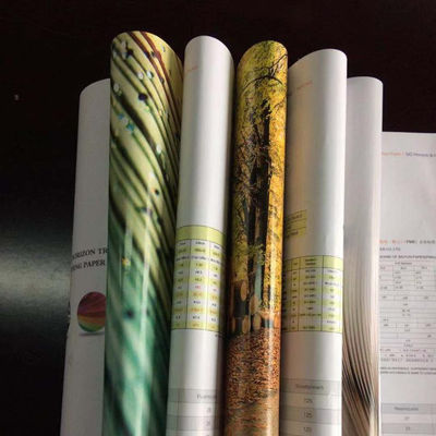 80-200gm C2S/ Papel de arte para impresión de revistas Brillo del 92% Papel de escritura